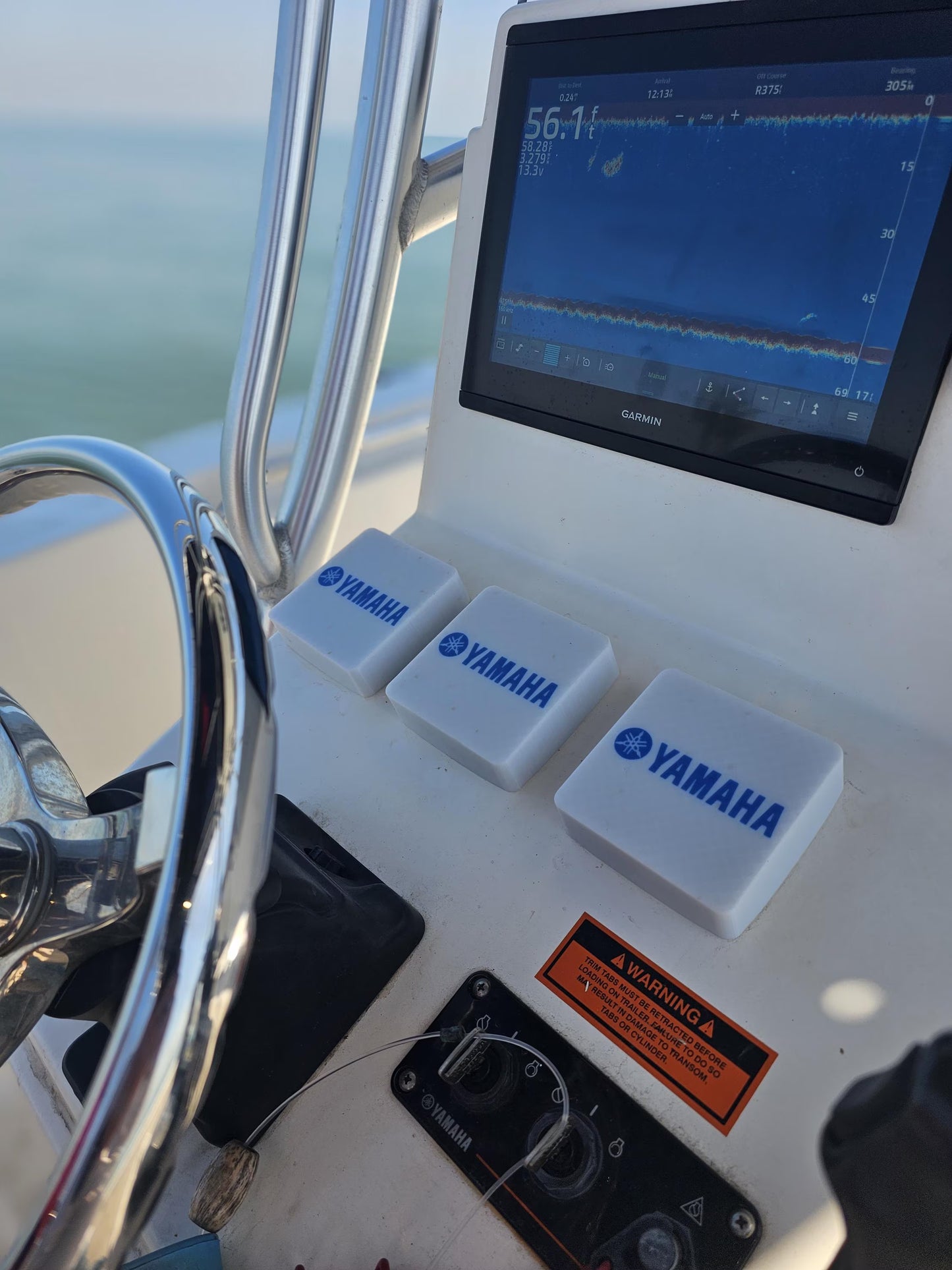 Custom Yamaha Square Gauge Cover for 6Y8 Digital Gauges